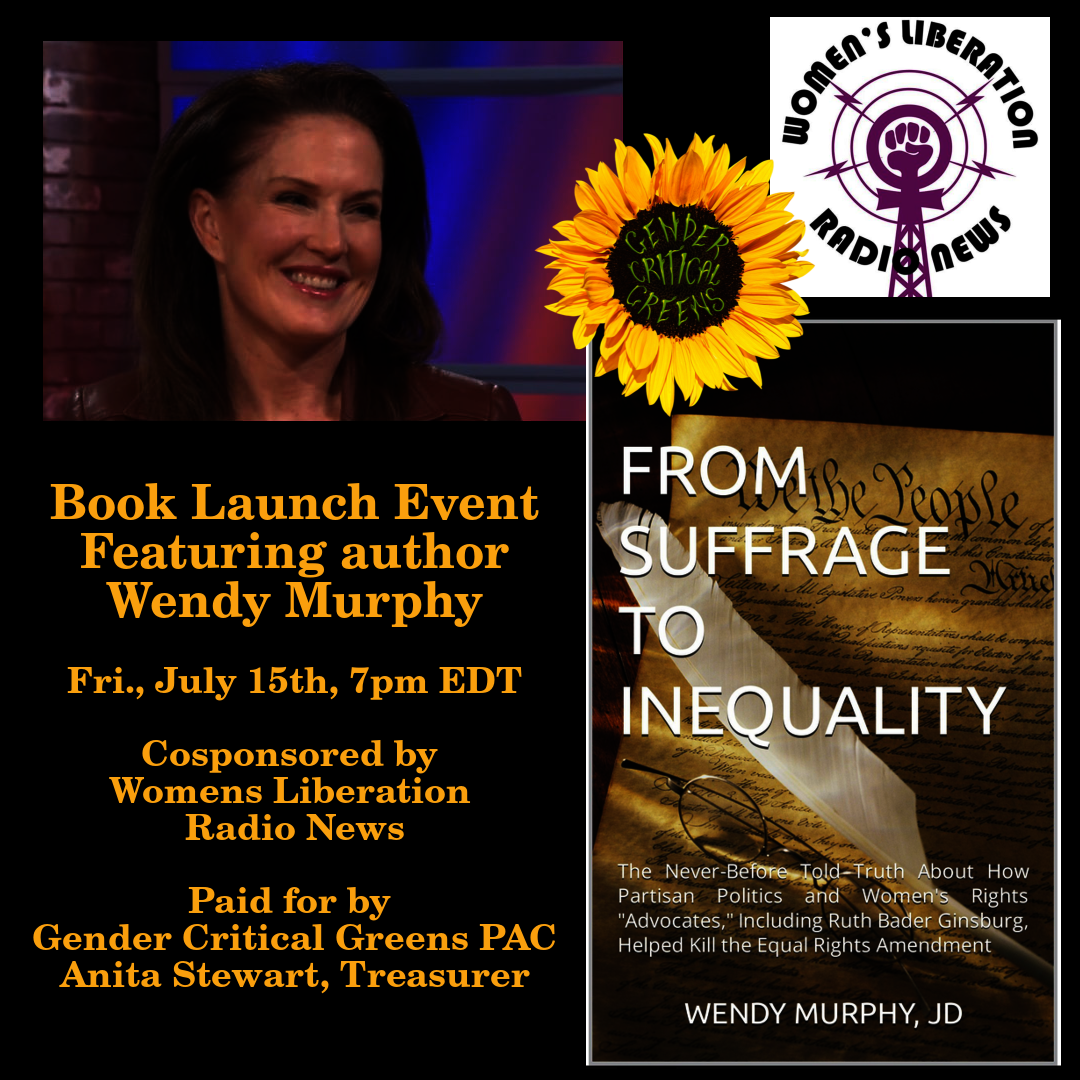 Book Launch: Wendy Murphy, From Suffrage to Inequality